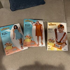 Spirit Flintstones Costume Set - Blue, Brown, White